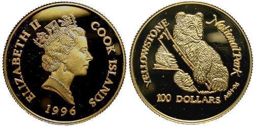 100 Dollar Cook Islands  伊丽莎白二世 (1926-2022)