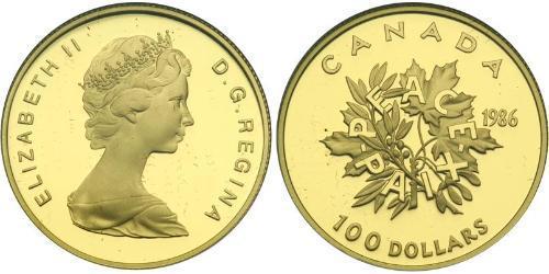 100 Dollar 加拿大 金 伊丽莎白二世 (1926-2022)
