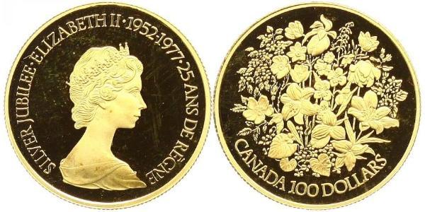 100 Dollar 加拿大 金 伊丽莎白二世 (1926-2022)