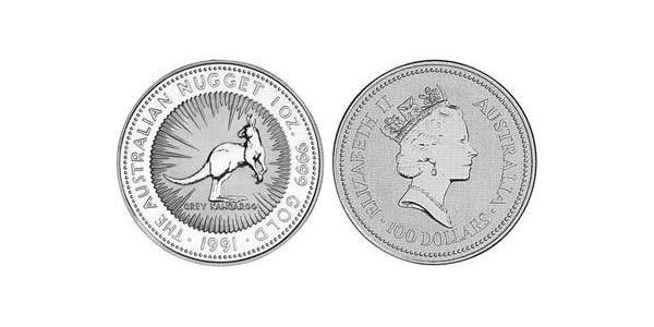 100 Dollar 澳大利亚 金 伊丽莎白二世 (1926-2022)