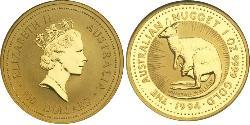 100 Dollaro Australia (1939 - ) Oro Elisabetta II (1926-2022)
