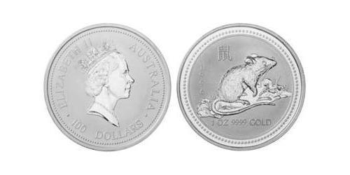 100 Dollaro Australia (1939 - ) Oro Elisabetta II (1926-2022)
