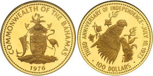 100 Dollaro Bahamas Oro 