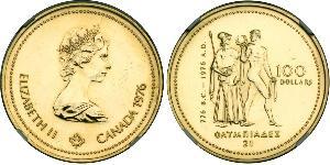 100 Dollaro Canada Oro Elisabetta II (1926-2022)