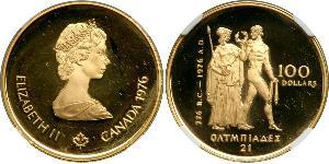 100 Dollaro Canada Oro Elisabetta II (1926-2022)