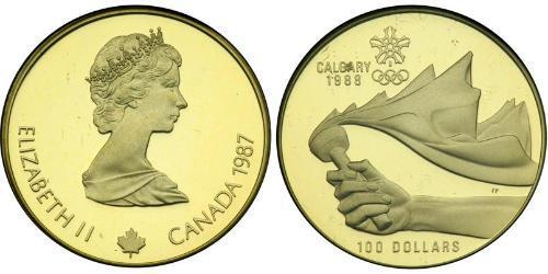 100 Dollaro Canada Oro Elisabetta II (1926-2022)