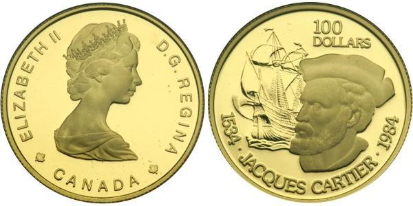 100 Dollaro Canada Oro Elisabetta II (1926-2022)