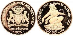 100 Dollaro Guyana Oro 