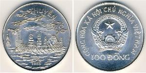 100 Dong Vietnam Silber 