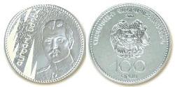 100 Dram Arménie (1991 - ) Argent 