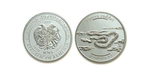 100 Dram Arménie (1991 - ) Argent 