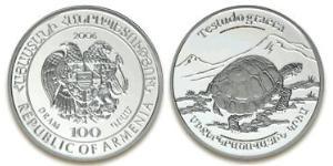 100 Dram Armenia (1991 - ) Argento 