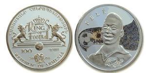 100 Dram Armenia (1991 - ) Plata 