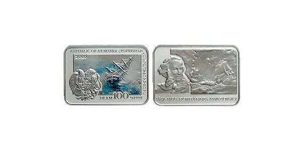 100 Dram Armenien (1991 - ) Silber Hovhannes Aivasovsky