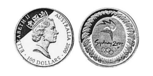 100 Dólar Australia (1939 - ) Oro 