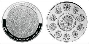 100 Dólar México (1867 - ) Plata 