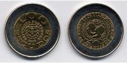 100 Escudo 葡萄牙 Bimetal 