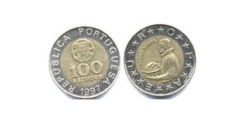 100 Escudo 葡萄牙 Bimetal 