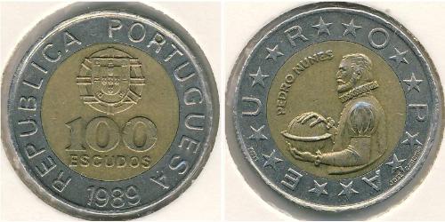 100 Escudo 葡萄牙 Bimetal 