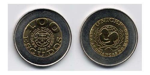 100 Escudo Republica Portuguesa (1975 - ) Bimetall 