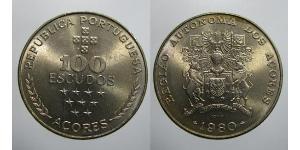 100 Escudo Azores Copper/Nickel 