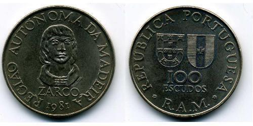100 Escudo Portugal / Madeira Copper/Nickel 