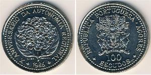 100 Escudo Azoren Kupfer/Nickel 