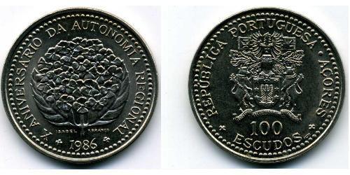 100 Escudo Azoren Kupfer/Nickel 
