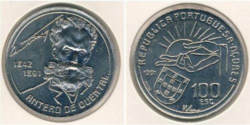 100 Escudo Azoren Kupfer/Nickel 