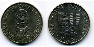 100 Escudo Portugal / Madeira Kupfer/Nickel 
