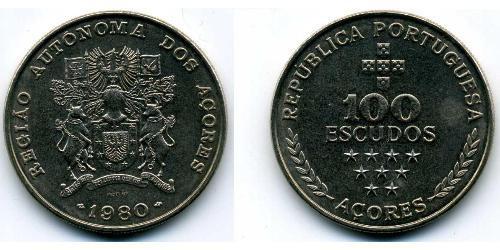 100 Escudo Azzorre Rame/Nichel 