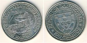 100 Escudo Portogallo (1975 - ) Rame/Nichel 