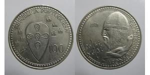 100 Escudo Portuguese Republic (1975 - ) Silver 