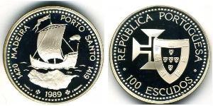 100 Escudo 葡萄牙 銀 