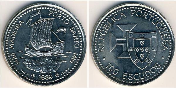 100 Escudo 葡萄牙 銀 