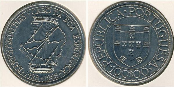 100 Escudo 葡萄牙 銅/镍 