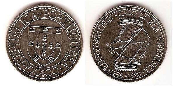 100 Escudo 葡萄牙 銅/镍 