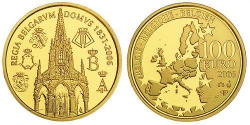 100 Euro Belgium Gold 