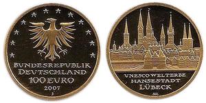 100 Euro Federal Republic of Germany (1990 - ) Gold 