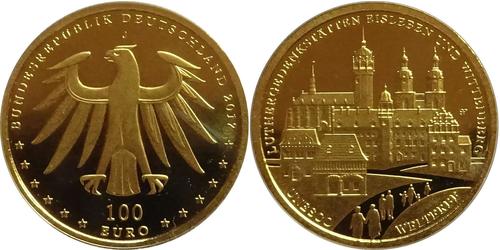 100 Euro Federal Republic of Germany (1990 - ) Gold 