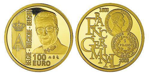 100 Euro 比利时  