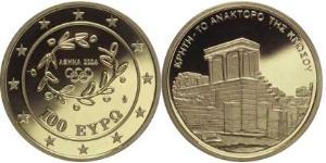 100 Euro 希腊 金 