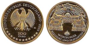 100 Euro 德国 金 