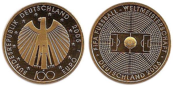 100 Euro 德国 金 