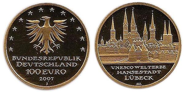 100 Euro 德国 金 