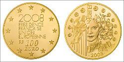 100 Euro 法蘭西第五共和國 金 