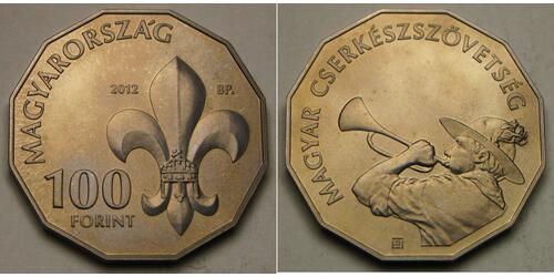 100 Forint Hongrie Cuivre 