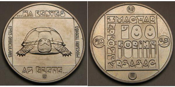 100 Forint Ungarn Nickel 