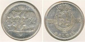 100 Franc Belgique Argent 