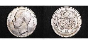 100 Franc Luxembourg (pays) Argent Jean (grand-duc de Luxembourg) (1921 - )